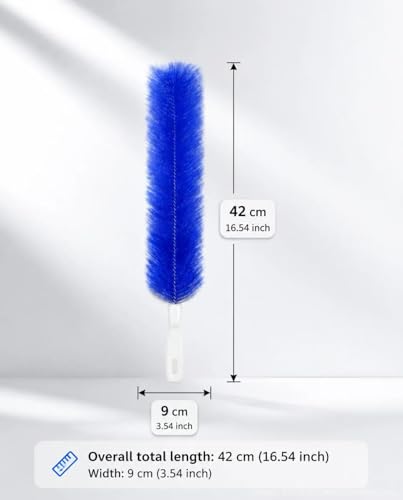 6 Pack Fan Cleaner Brush, Bendable Fan Cleaning Tool, No Disassembly Fan Blade Cleaner, Reusable Fan Duster for Ceiling Fan, AC Vent, Dryer Vent, Window Blind, Baseboard Gap (2)