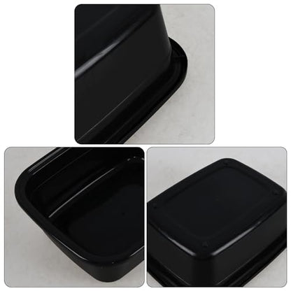 16 Quart Plastic Wash Basin, Black Dish Washing Pan, 3 Packs