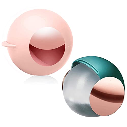 2 Pack Reusable Gel Lint Roller Ball for Pet Hair, MUEDRT Washable Small Lint Remover for Clothes, Portable Sticky Pet Hair Remover for Clothes Traveling Essentials