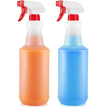 Zulay Home 24 oz Spray Bottle - Heavy Duty Cleaning Spray Bottles For Cleaning Solutions - Leakproof Cleaning Spray Bottle Set with Adjustable Nozzle & Spring Loaded Trigger (2 Pack) - size: 2 Pack - 24oz