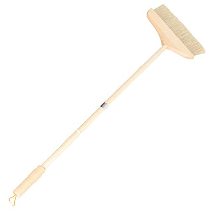 minkissy Portable Soft Broom for Indoor Use Long Handle Sweep for Dusting and Cleaning Safe for Floors