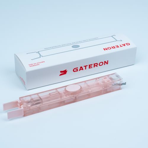 GATERON Twins Switch Puller Keycap Puller, DIY Tool Easily Remove and Replace Gaming Keyboard Switches and Keycaps Integrated for Mechanical Keyboard (Pink) - color: Pink