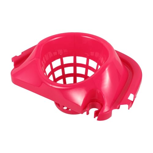 Ipetboom Mop Bucket Basket, 1pc Plastic Wringer Replacement Drain Basket for Mopping Cleaning Squeezing Drying Tool with Draining Holes Bucket Accessory, Red, 11.4x8.1x5.5in