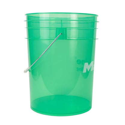 Maxshine 5 Gallon Universal Detailing Bucket (Green) – Car Wash Bucket for Scratch-Free Washing, Garage Storage & Detailing Tools – Holds Soap, Foam Cannon, Microfiber Towels & More - color: 5g Bucket (Green)