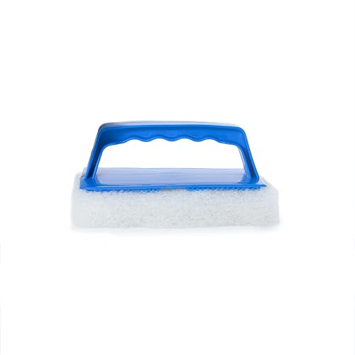 Poli Glow® Gentle and Efficient Non-Abrasive Scrub Pad with Handle – Durable and Long-Lasting | Safe Oxidation Removal Tool for Boats & RVs, Gelcoat, Fiberglass, Painted Surfaces, Decals & Plastic