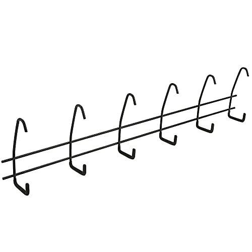 National Hardware N112-086 V2420 Long Handle Hanger in Black finish