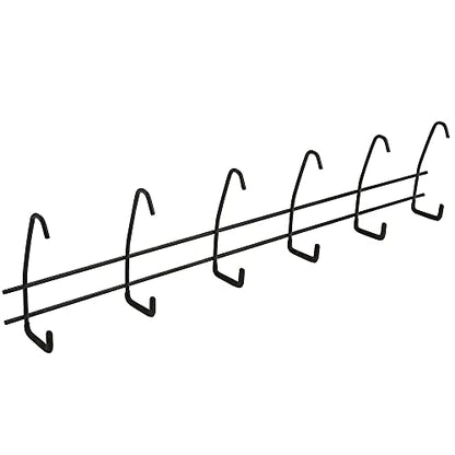 National Hardware N112-086 V2420 Long Handle Hanger in Black finish