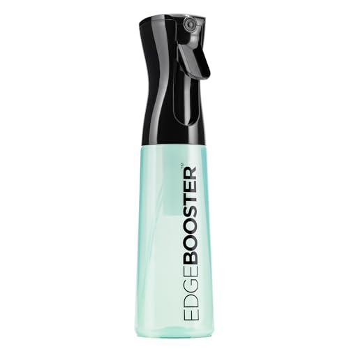 Style Factor Edge Booster Mist Spray Bottle for Hair (10.1oz/300ml) - Continuous Ultra Fine Mist Sprayer – For Hairstyling, Salons, Cleaning, Plants, Essential Oil & More - Aqua Green - color: Aqua Green