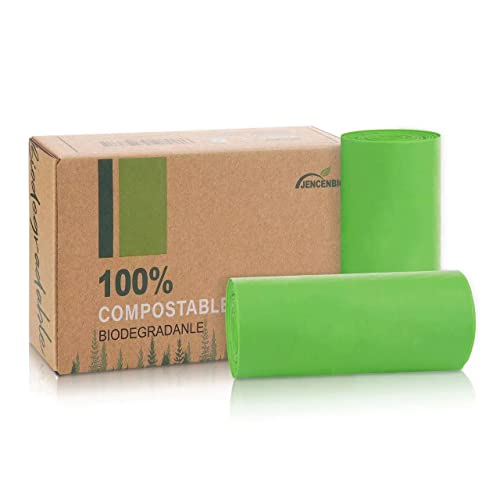 Compost Bags 8 Gallons 30Liter Extra Thick 0.87 Mils Food scrap waste bags with US BPI ASTM D6400 and Europe OK Compost Home Certified - style: 8 Gallon