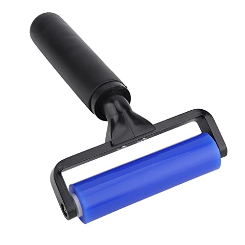 Lint Roller, Silicone Manual Dust Removal Roller Anti Static Cleaner Screen Film Roller for Household Remove Dirt Dust Hair (4 Inch) - size: 4 Inch