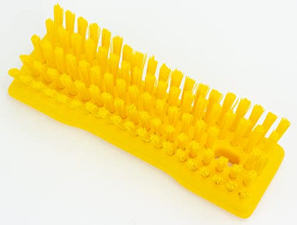SPARTA 42024EC04 Comfort Grip Plastic Scrub Brush, Hand Brush For Cleaning, 8 Inches, Yellow - color: Yellow