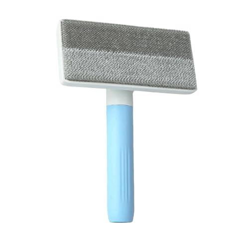 Pet Hair Removal Tool, with Detachable Handle, 17.5x12.5x4.5cm, Lint Shaver and Remover, Portable Hair Removal Cleaner, Comfortable Grip, for Furniture, Car, Clothes, Bedding - color: Blue