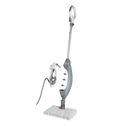 Shark Steam Mop Pro Lift-Away with Detachable Handheld Steam Cleaner for Whole Home Cleaning, Steams Hard Floors, Upholstery, Garments and Cars, 3 Modes with Steam Blaster Technology, S3973D