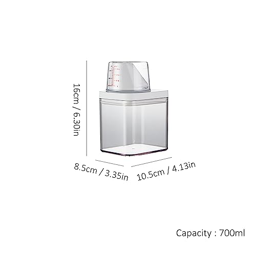 Multi-Purpose Liquid Dispenser - Spill-Proof Silicone Seal for Fabric Softener, Dish Soap & Laundry Storage (S) - color: S