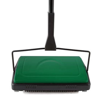 Yocada Carpet Sweeper Cleaner for Home Office Low Carpets Rugs Undercoat Carpets Pet Hair Dust Scraps Paper Small Rubbish Cleaning with a Brush Green