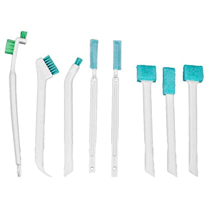 8Pcs Small Crevice Cleaning Brushes for Toilet Corner Tiny Window Door Track Groove Gap Cleaning Scrub Brush Set with Long Handle Detail Cleansing Brushes Home Kitchen Tools(8-Piece Set)