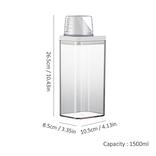 Multi-Purpose Liquid Dispenser - Spill-Proof Silicone Seal for Fabric Softener, Dish Soap & Laundry Storage (L) - color: L