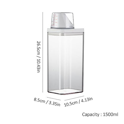Multi-Purpose Liquid Dispenser - Spill-Proof Silicone Seal for Fabric Softener, Dish Soap & Laundry Storage (L) - color: L