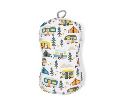 MÜkitchen Premium Microfiber Sponge Set for Dishes and Cleaning, 2 Pack, Printed (Happy Camper) - color: Happy Camper