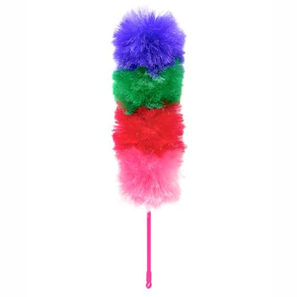Kitchen + Home Large Static Duster - 27" Inch Electrostatic Feather Duster attracts dust Like a Magnet! - Peacock - color: Peacock