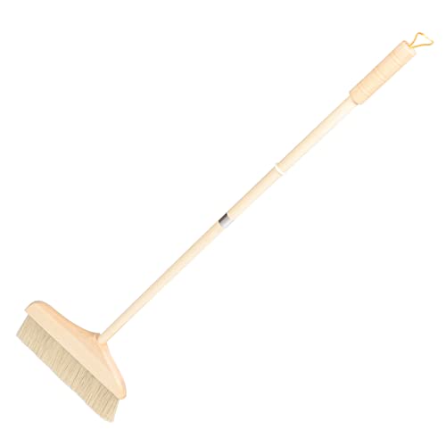 Indoor Soft Bristle Broom Long Handle Carpet Rake for Fluffing Dusting Pet Hair Removal