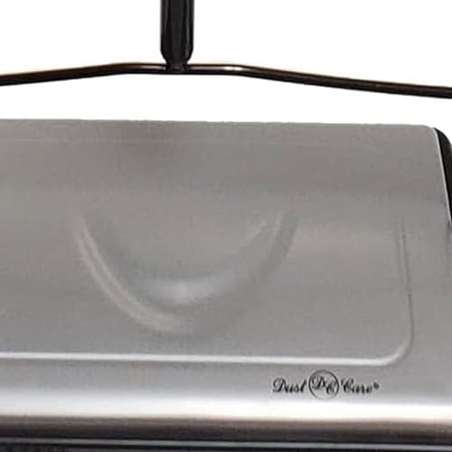 Dust Care DC 12985 11" Cleaning Path Commercial Grade Carpet Sweeper – Non-Electric, Triple-Brush System, Clean Out Comb on Board – Ideal for Efficient Cleaning of Carpets and Floors