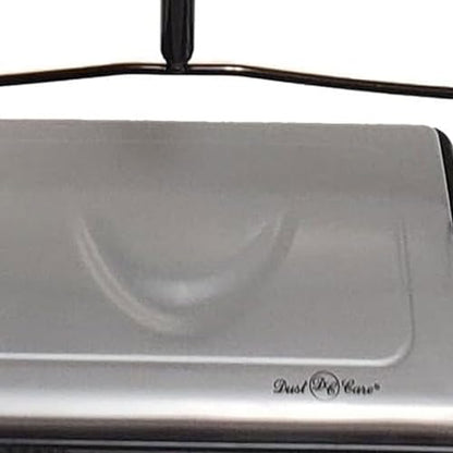 Dust Care DC 12985 11" Cleaning Path Commercial Grade Carpet Sweeper – Non-Electric, Triple-Brush System, Clean Out Comb on Board – Ideal for Efficient Cleaning of Carpets and Floors