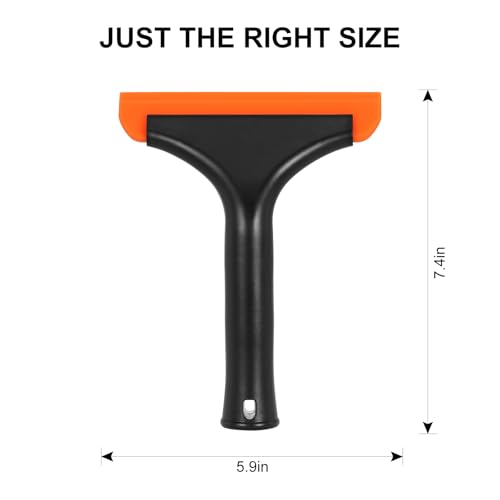 SetSail Shower Squeegee for Glass Doors, Small Squeegee for Shower Glass Door Mini Silicone Squeegee for Window Cleaner Tool Bathroom Squeegees for Car Window Cleaning 2 Pack - size: 2 Pack