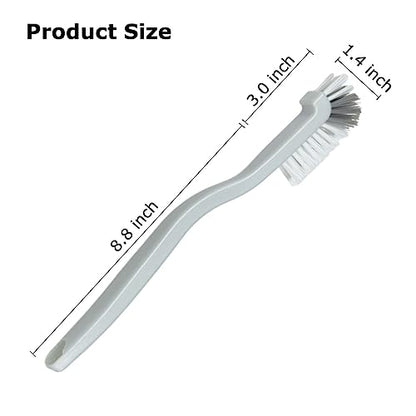 Kitchen Scrub Brush, Angle Cleaning Brush, Right Angle Scrub Brushs for Sink Household Dish Pot Pan Edge Corners, Upgraded Stiff Brushes for Small Space Crevice Cleaning with Stiff Bristle