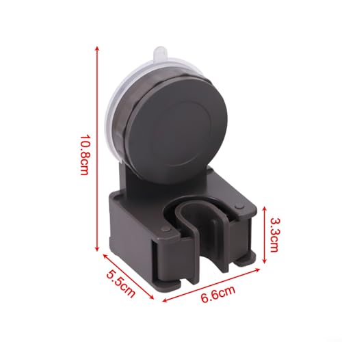 3-Piece Wall-Mounted Suction Cup Broom Holder and Mop Organizer for Kitchen, Bathroom & Garage – Strong Vacuum Clamp Hooks for Brooms, Mops, Pans(B) - size: B