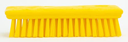 SPARTA 42024EC04 Comfort Grip Plastic Scrub Brush, Hand Brush For Cleaning, 8 Inches, Yellow - color: Yellow