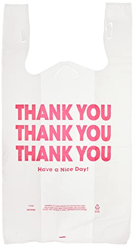 Cosco Universal Plastic Thank You - size: Box of 250