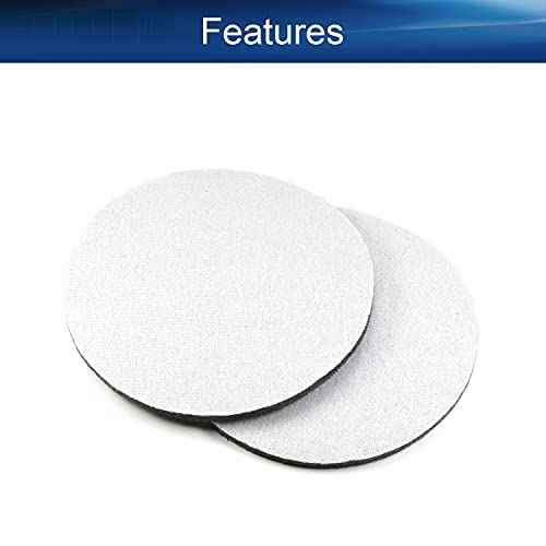 Auniwaig 7 Inch 1200-Grit Scrubber Scouring Pads Drill Power Brush Scuffing Disc Hoop and Loop Surface Conditioning Disc for Bathroom & KitchenTile Cleaning Gray 2Pcs - size: 1200# 2pcs