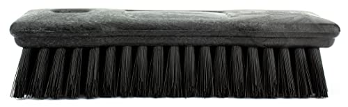 SPARTA Comfort Grip Scrub Brush Hand Brush for Bathroom, Kitchens, Countertop, Plastic, 8 Inches, Black - color: Black