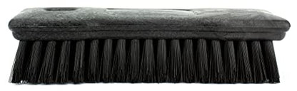 SPARTA Comfort Grip Scrub Brush Hand Brush for Bathroom, Kitchens, Countertop, Plastic, 8 Inches, Black - color: Black