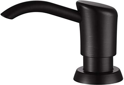 GAGALIFE Soap Dispenser for Kitchen Sink, ABS in Counter Soap Dispenser(Oil Rubbed Bronze), with 17 Ounce Large Pet Soap Bottle, Refill from The Top, Venetian Bronze - color: Oil-rubbed Bronze