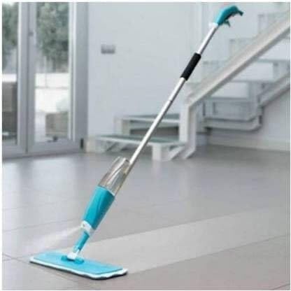 Spray Mop Wooden Floor with Reusable Microfiber Pads 360 Degree Handle Quick and Easy Stainless Steel Home Clean Tools Removable Washable Pad