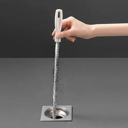 1pc Flexible Drain Cleaning Brush, Household sewer hair catcher, drainage blockage remover, cleaning tool