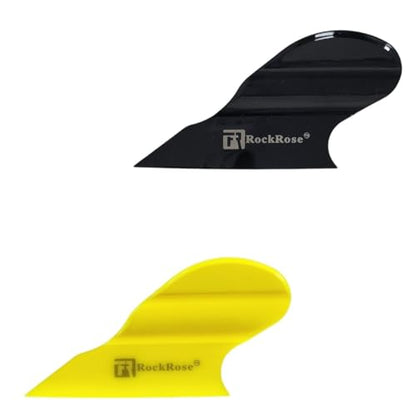 RockRose Black Side Trim Mini Squeegee - Compact and Ergonomic Tool with Flexible Blade for Precision Window Film and Car Tint Application - (Pack 3 Units)