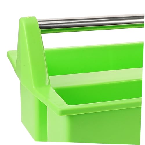Plastic Cleaning Basket Multi-use Storage Basket for Cleaning Supplies Tools Handheld Organizer Handle Lightweight