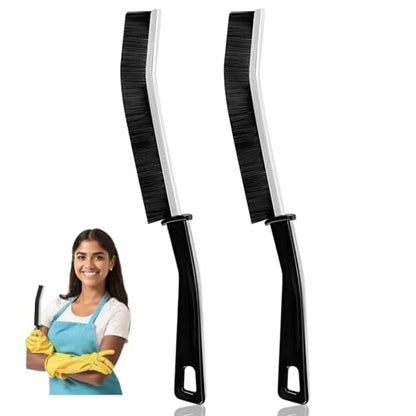 2 PCS Crevice Cleaning Brush,Hard Bristle Crevice Cleaning Brush,Crevice Cleaning Tool is Effective to Clean the Small Gap of Kitchen, tolilet and Windows. (2pcs) - style: 2pcs