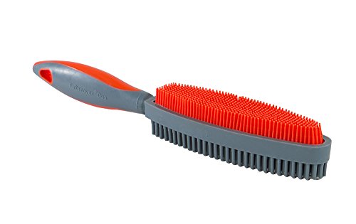 FURemover Duo Pet Hair Rubber Brush, Dual Sided to Easily Remove Fur & Lint from Clothing and Upholstery, Thick Bristles Groom Dogs and Cats, Easy to Clean, Colors May Vary (Pack of 12) - size: 12 Pack, style: FURemover Duo Lint Brush