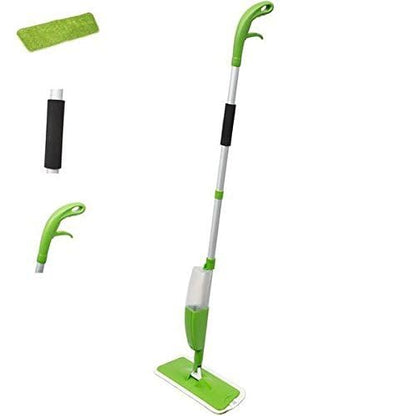 Washable Spray Floor Mop with Microfiber Pad and Refillable Bottle Suitable for Wooden, Vinyl, Marble and Tiles Floors