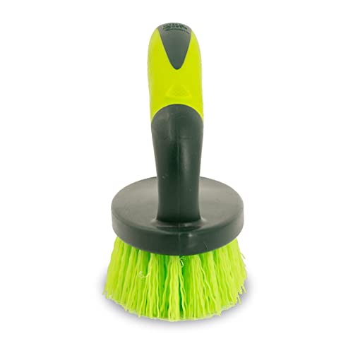 Pine-Sol Heavy Duty Scrub Brush – Comfort Grip | Iron Handle Design | All-Purpose Scrubber for Cleaning Kitchen, Bathroom, Sinks, Tubs, Floors