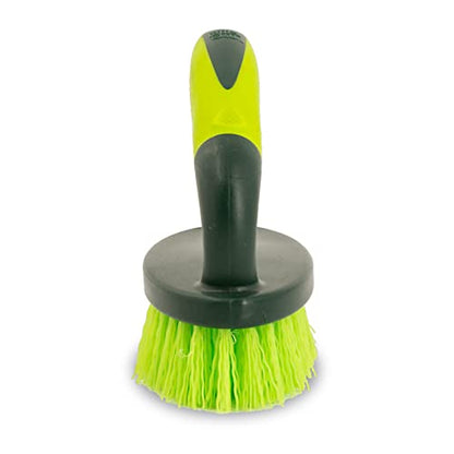 Pine-Sol Heavy Duty Scrub Brush – Comfort Grip | Iron Handle Design | All-Purpose Scrubber for Cleaning Kitchen, Bathroom, Sinks, Tubs, Floors
