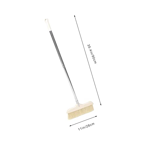 Long Handle Soft Bristle Brush Detachable Sweeping Broom Floor Cleaning Broom for Home