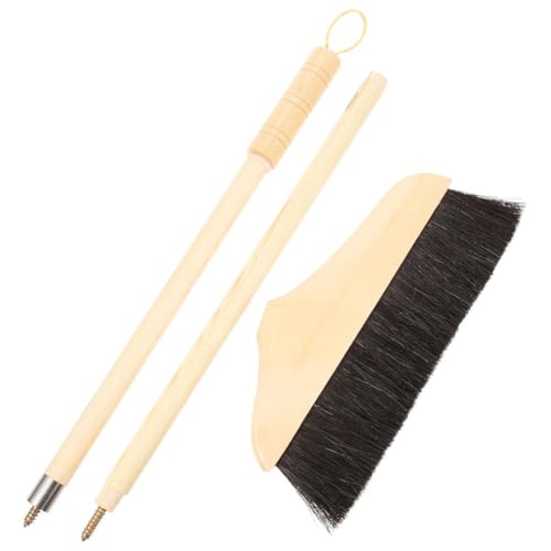 Broom - 90cm Long-Handled Soft-bristled Anti-Static Floor and Carpet Dust Removal Household Kitchen Wooden Broom