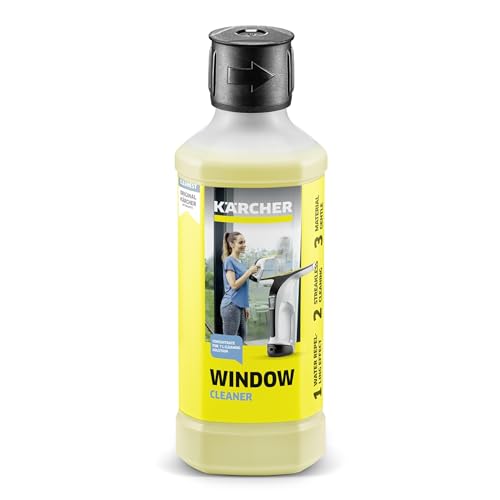 Kärcher Window Cleaner Concentrate - Cleans Windows, Showers, Mirrors, Glass - Perfect for Karcher Window Vacuum Cleaners - 16.9 Oz - style: Glass Cleaner