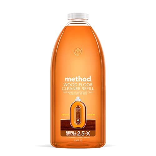 Method Squirt + Mop Hardwood Floor Cleaner Refill, Almond, 68 Ounce - size: 68 Fl Oz (Pack of 1)