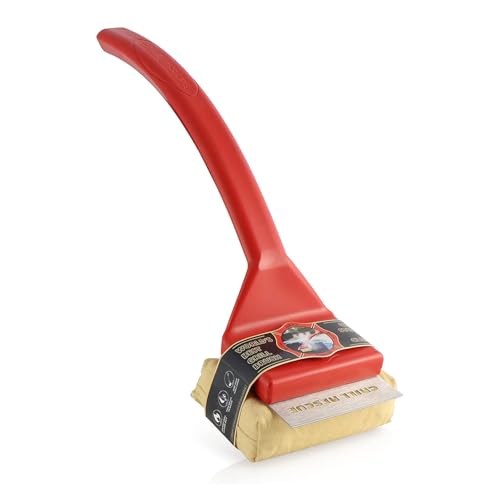 Grill Rescue Bristle-Free Steam Cleaning Grill Brush - Safe for All Grill Types, Heat-Resistant Kevlar Head, Perfect for Stainless Steel, Porcelain, Cast Iron Grates (Scraper Brush) - color: Scraper Brush